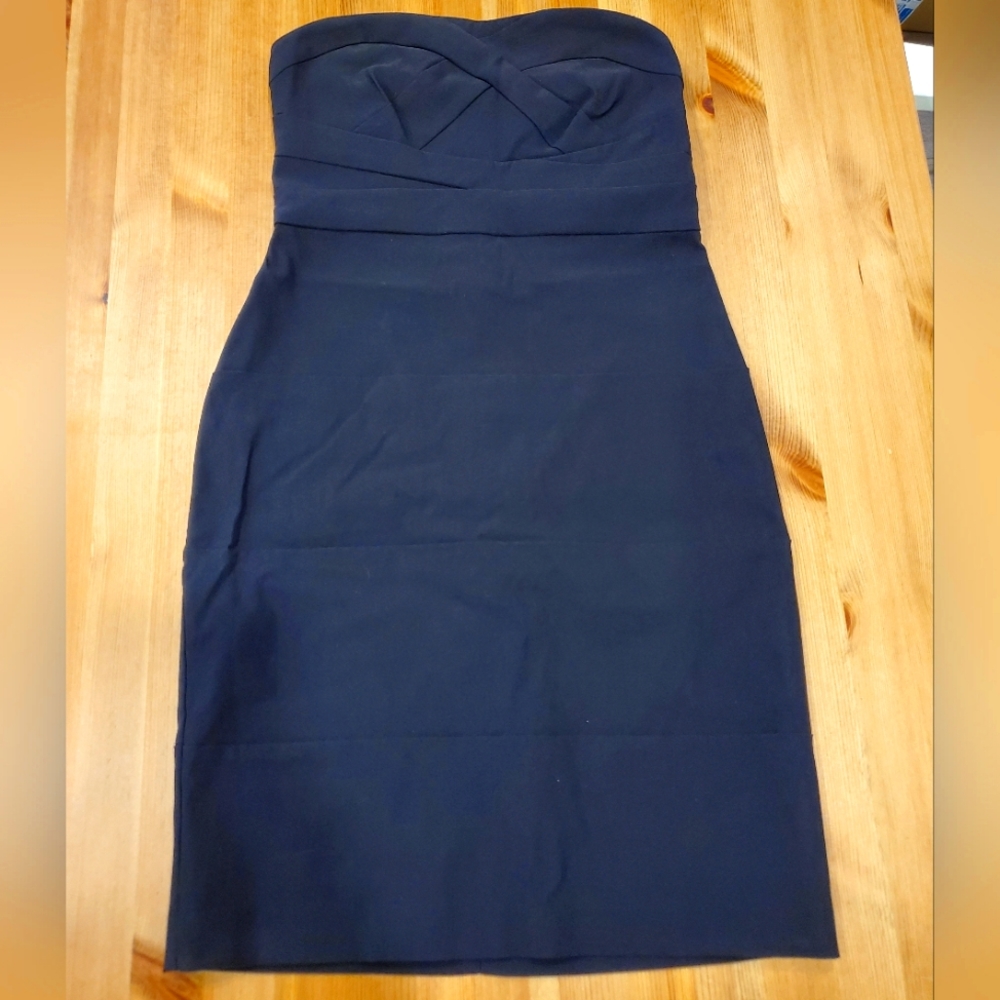 Strapless cocktail dress